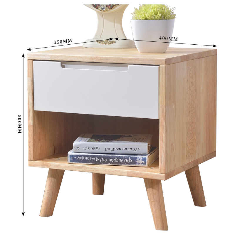 臻远 ZY-CTG-002 简约床头柜家用收纳柜卧室床边柜矮柜高清大图