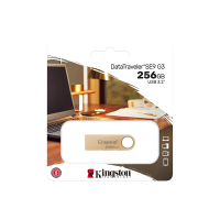 金士顿(Kingston)256G U盘DTSE9G3高速金属外壳闪存优盘USB3.2 Gen 1读速220MB/s金色