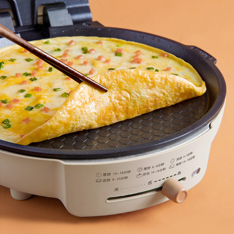 小熊bear电饼铛早餐机烙饼机电饼铛烙饼锅底盘可拆家用迷你煎烤机dbcc