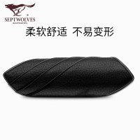 七匹狼卡包男士超薄小高档便携真皮卡夹小巧真牛皮便携可放驾驶证