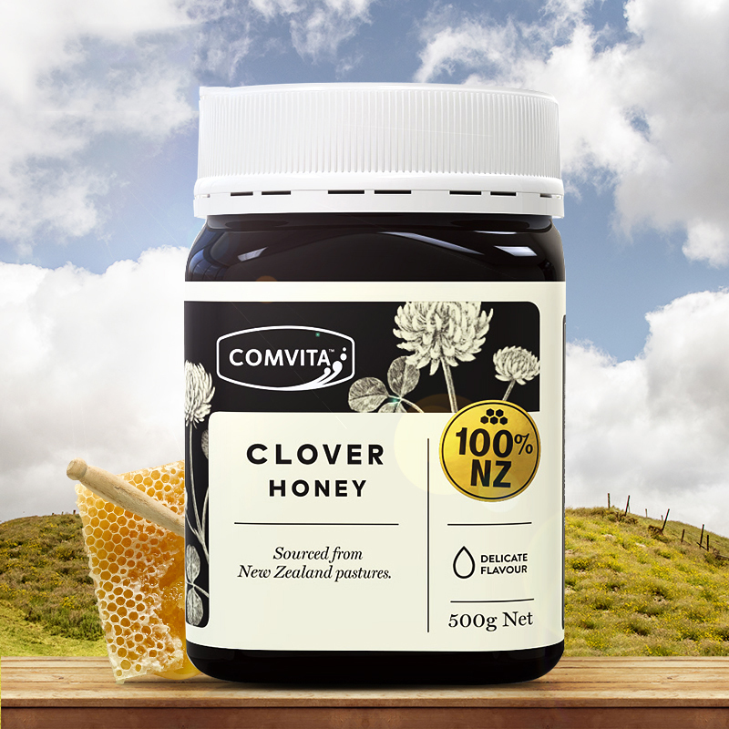 康维他(COMVITA)三叶草蜂蜜500g 天然单花纯净蜜