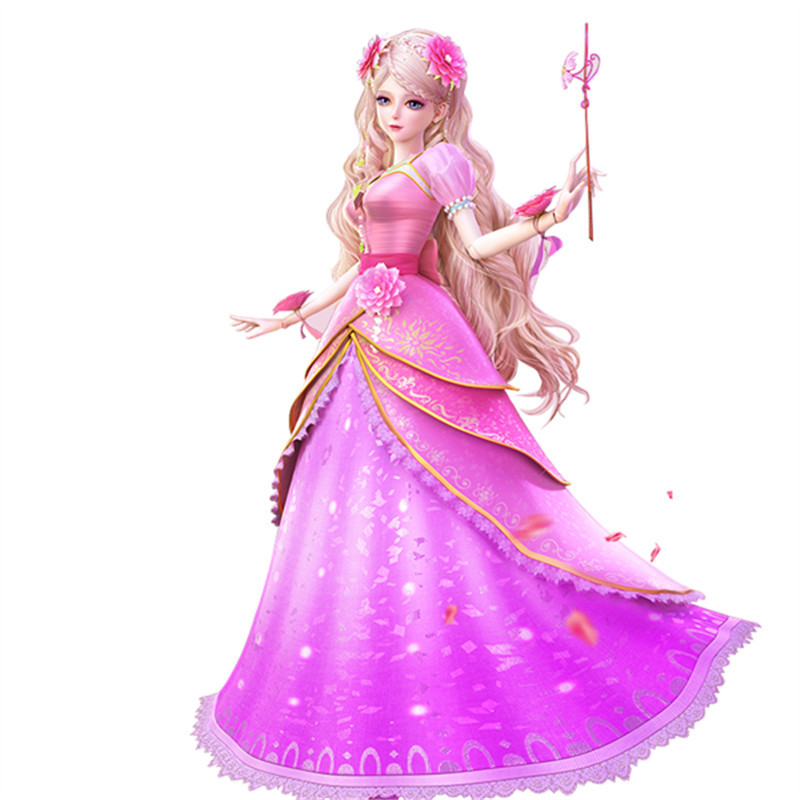 叶罗丽娃娃白光莹仙子版摇滚夜萝莉60厘米灵公主玩具