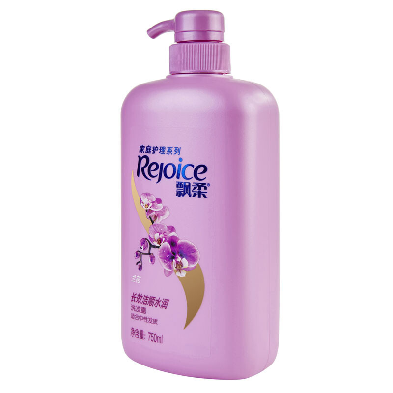 飘柔(Rejoice)家庭护理 兰花长效洁顺水润洗发露750ml