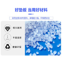 川 形重型塑料托盘 加厚加8钢