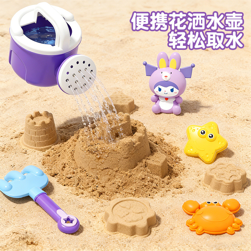 紫色沙滩高清大图