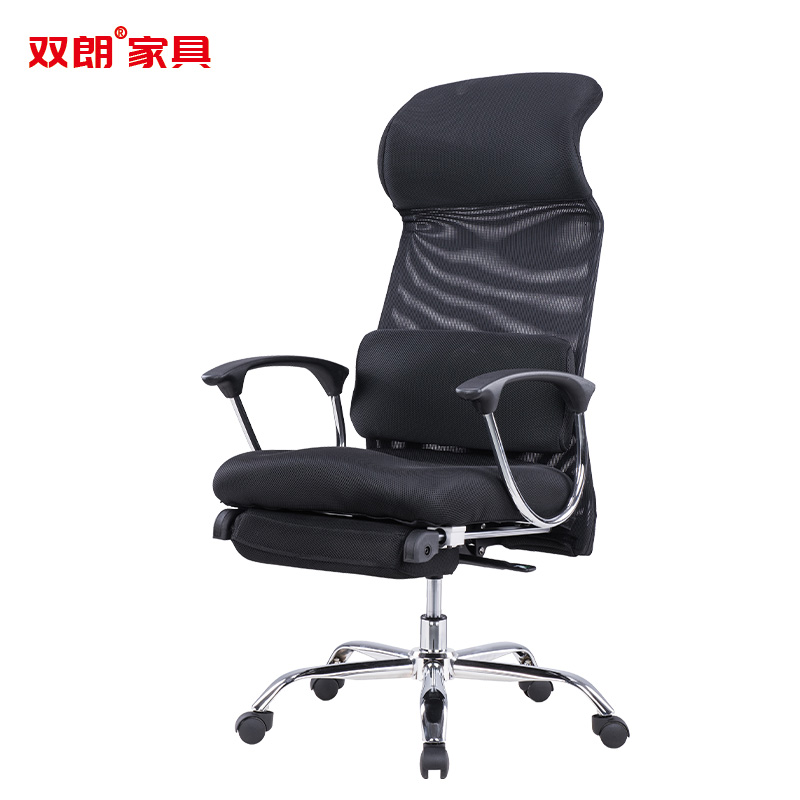 双朗 办公椅带脚踏 SL-23325JY 610*695*1160-1225mm 黑色 张高清大图