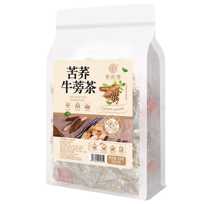 谯韵堂 苦荞牛蒡茶250g/袋高清大图