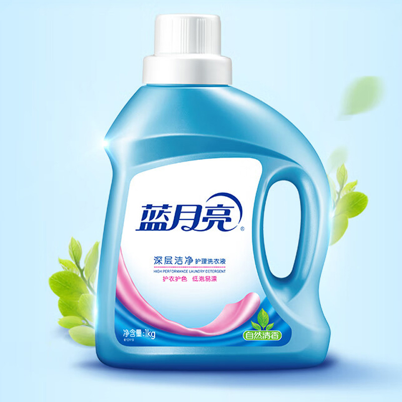 蓝月亮洗衣液1kg深层洁净强效去污护衣护色自然清香10000018高清大图