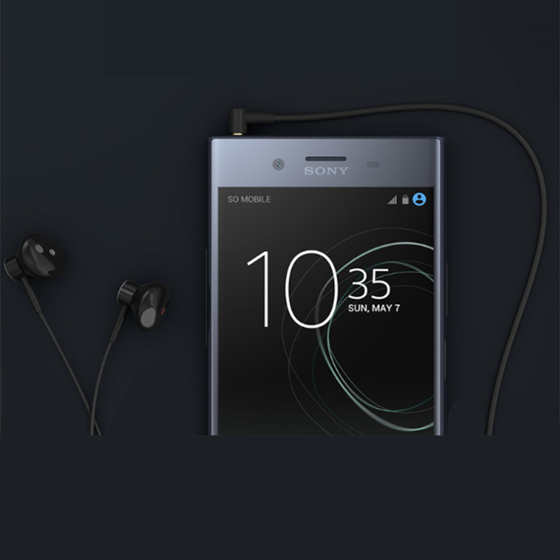 Sony/索尼 STH32 立体声有线耳机入耳式防水防尘运动耳塞通话线控带麦 黑色