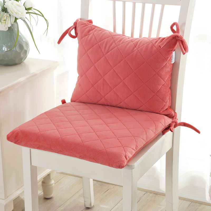 办公室坐垫靠垫连体加厚学生餐椅座垫凳椅垫一体汽车靠背垫