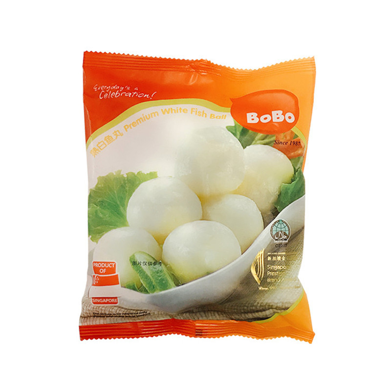 波波鱼丸5包组合装 墨鱼丸/熟白/小五香/芝士鱼豆腐/鱼肉豆支 各1袋