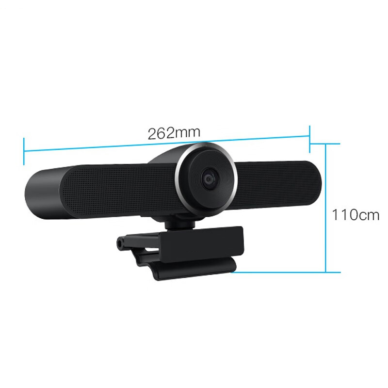 泰迪信 YS1 夹式会议摄像头1080P超清分辨率黑色高清大图