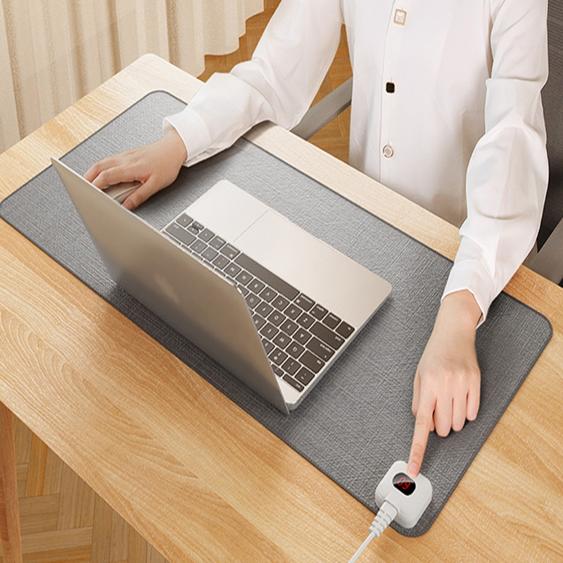 古达加热桌垫超大鼠标垫发热垫办公室电脑桌面办公桌写字垫暖桌垫电热