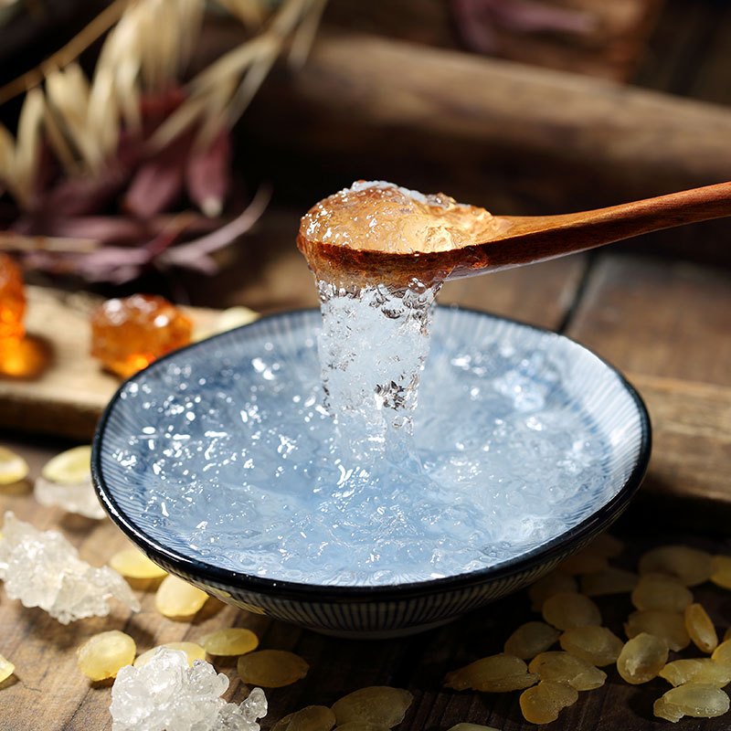 家庭装]桃胶雪燕皂角米组合桃胶天然野生500g雪燕500g皂角米500g桃花泪雪莲子植物拉丝雪燕精选组合装女性滋补