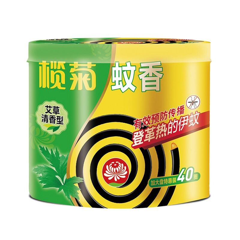 榄菊 蚊香 艾草型蚊香 40圈/盒（单位：盒）