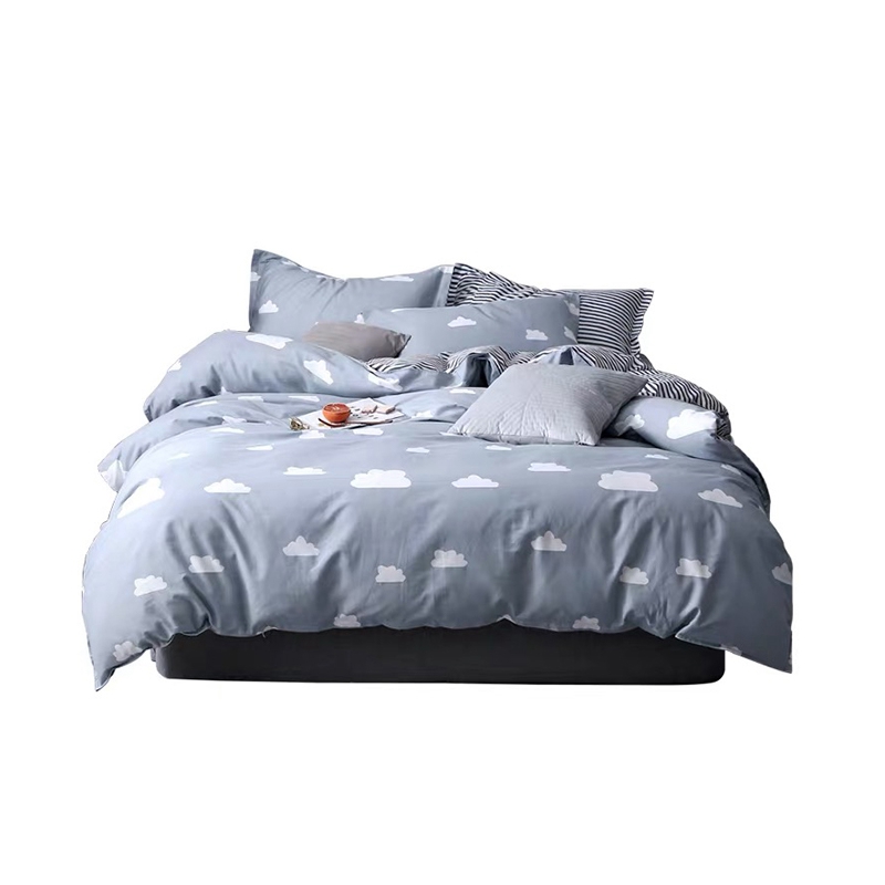 [理政]纯棉三件套 ins风宿舍公寓 单双人三件套 (0.9-1.2米床三件套)高清大图