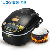 象印(ZO JIRUSHI) 电饭煲NP-STH10C 南部铁器 日本原装进口羽釜七段压力IH电磁加热 高贵黑3L