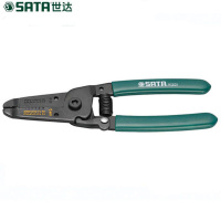 [苏宁自营]SATA/世达带刃口拨剥线钳子6英寸150mm多功能电缆剥皮器剥皮钳 91201