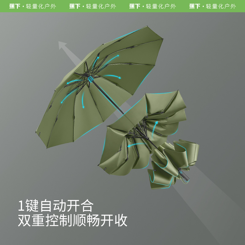 蕉下BENEUNDER创意礼品定制个性设计防晒伞夏季户外运动遮阳高清大图