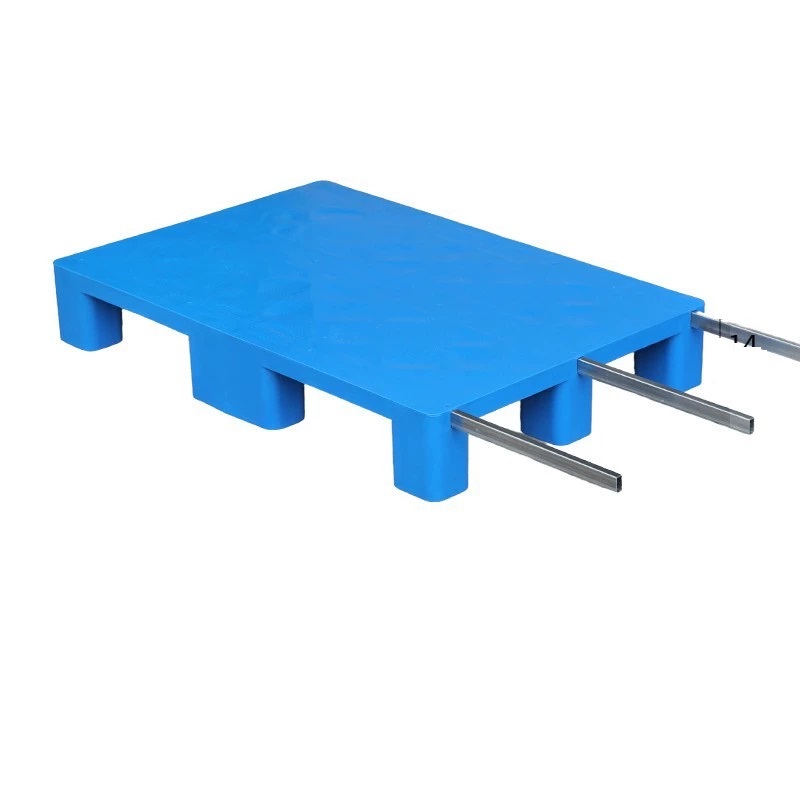 宁储 塑料托盘 平板九脚托盘 90*60*14cm+3钢 张高清大图