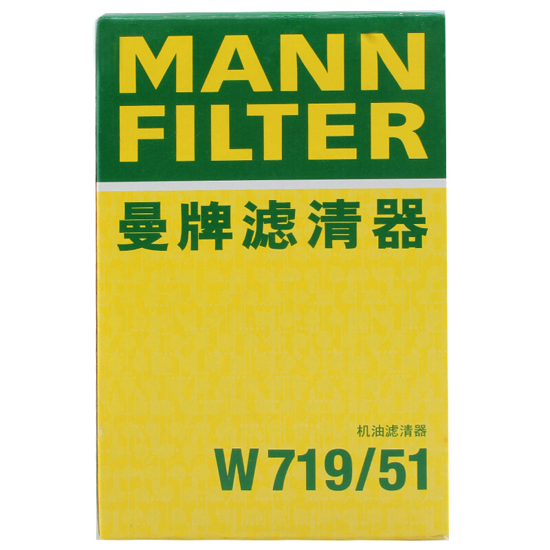 曼牌(MANN)机油滤清器W719/51适用于荣威750 MG7 2.5L