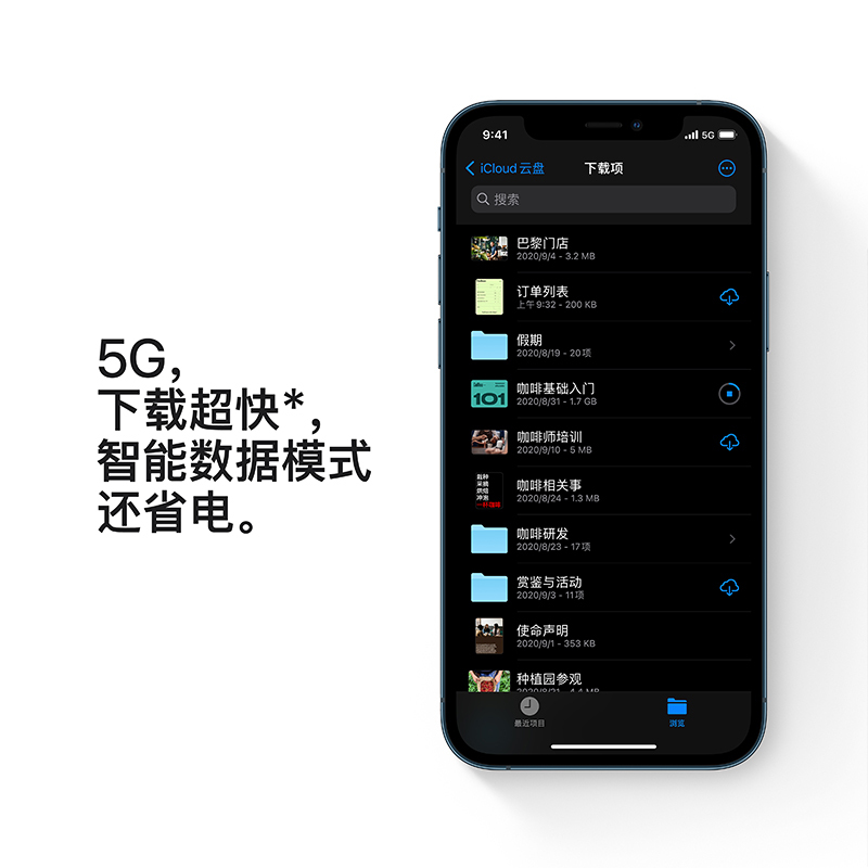 Apple iPhone 12 Pro Max 128G 海蓝色 移动联通电信5G全网通手机 拍照摄影游戏大屏智能旗舰手机