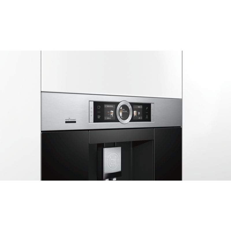 博世(BOSCH) CTL636ES6W 嵌入式咖啡机 原装进口全自动滴漏式不锈钢咖啡机