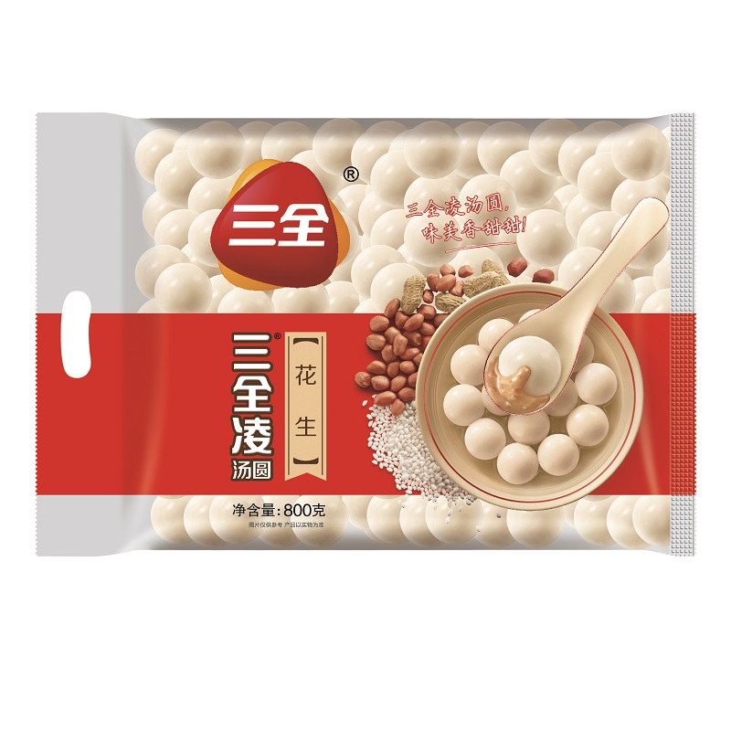 三全凌简装花生汤圆800g
