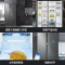 海尔(Haier)630升对开门超薄嵌入冰箱 AIP超净系统 阻氧干湿分储 一级 BCD-630WGHSS95S9U1