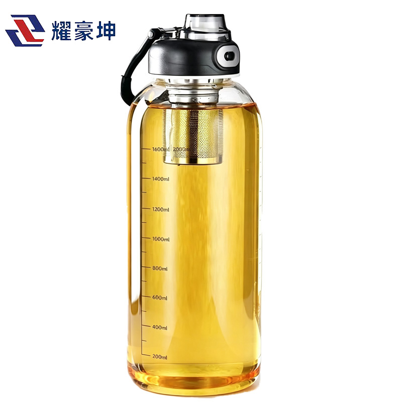 耀豪坤茶水分离玻璃杯2000ML/个高清大图