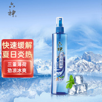 六神花露水喷雾180ml瓶劲凉提·神3重薄荷蚊不叮夏季清凉酷爽清新空气清香喷雾花露水