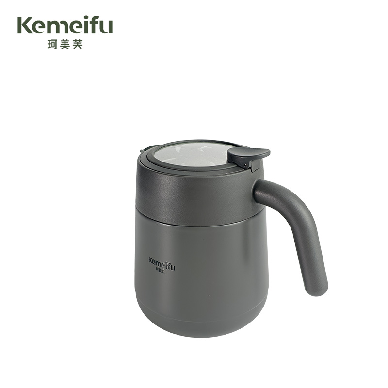 珂美芙 便携保温壶 灰色800ml 个高清大图