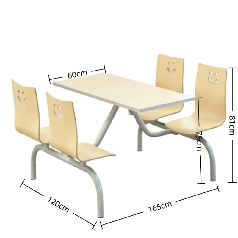 乐琪艺 连体餐桌 YD02 套高清大图
