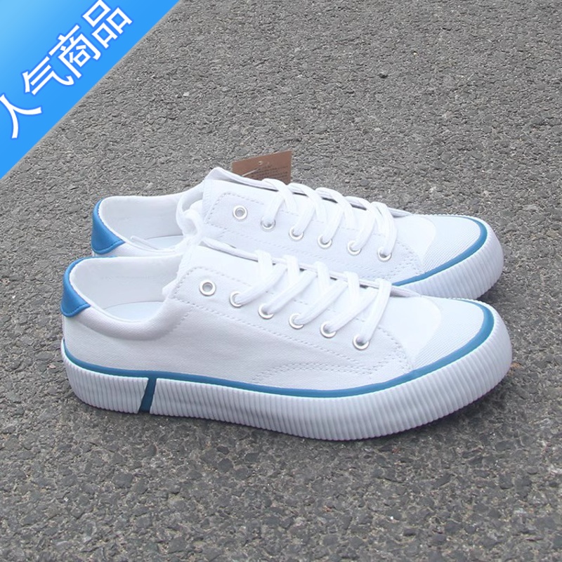 SUNTEK2022新款女鞋低帮女港风百搭韩版版型学生鞋软底帆布鞋高清大图