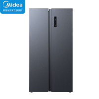 美的（Midea）电冰箱对开门双开门532升双变频恒温 风冷无霜省电 一级能效 BCD-532WKPM(ZG）墨兰灰