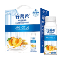 伊利安慕希黄桃燕麦希腊风味酸奶200ml*10盒早餐奶