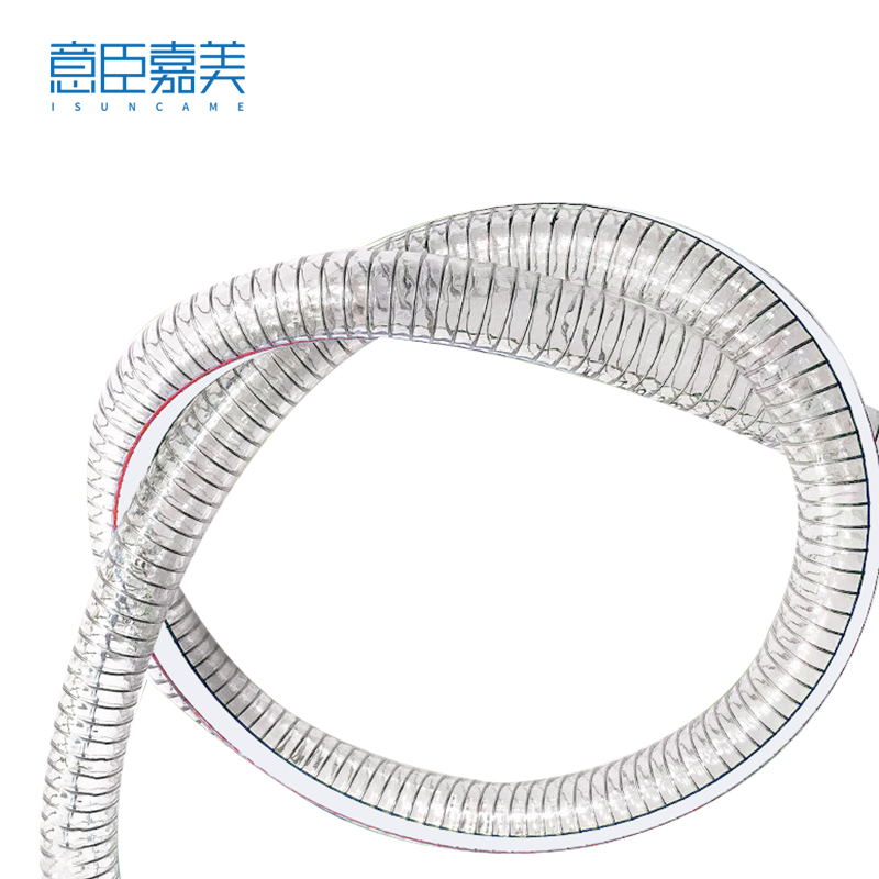 意臣嘉美 pvc透明钢丝软管水管钢丝管 内径60mm 米