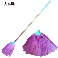 [精选]品轩阁圆头仿鸡皮巾绒墩布吸水不掉毛家用瓷砖地传统拖布