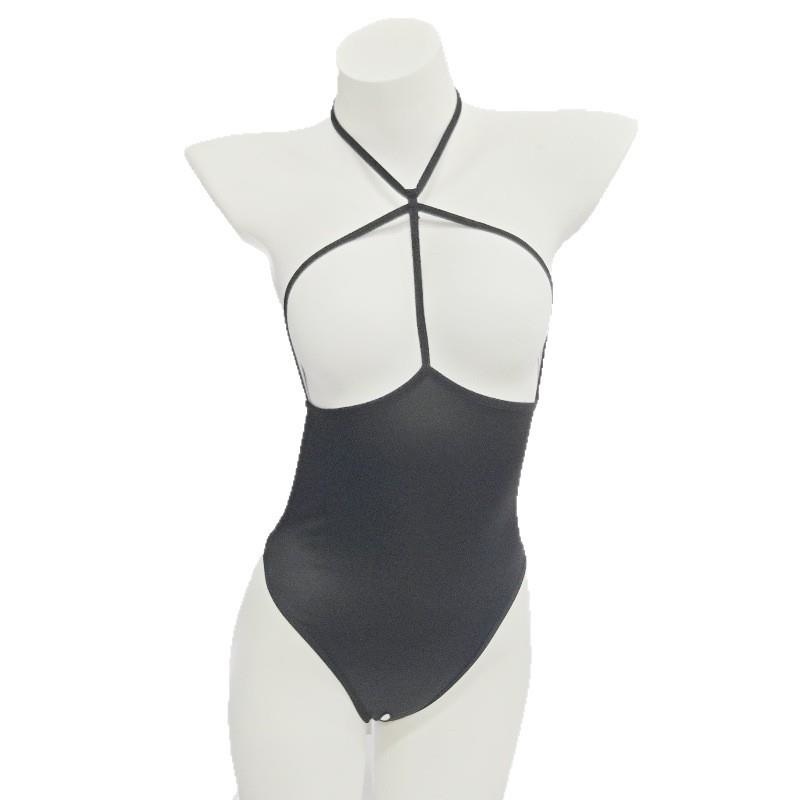 长夜漫漫情趣内衣性感连体衣女开裆诱惑火辣睡衣免脱制服套装2054高清大图