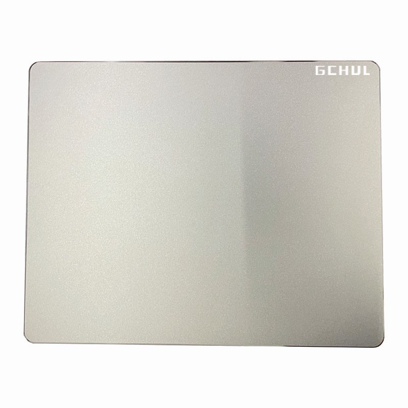 杰储(GCHUL) D150 加大款铝合金双面 鼠标垫 (计价单位:个) 银色高清大图