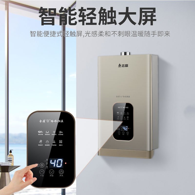 志高(CHIGO)16升燃气热水器零冷水 家用液化气(20Y) 强排式全屋多点供水 16L JSQ31-L1