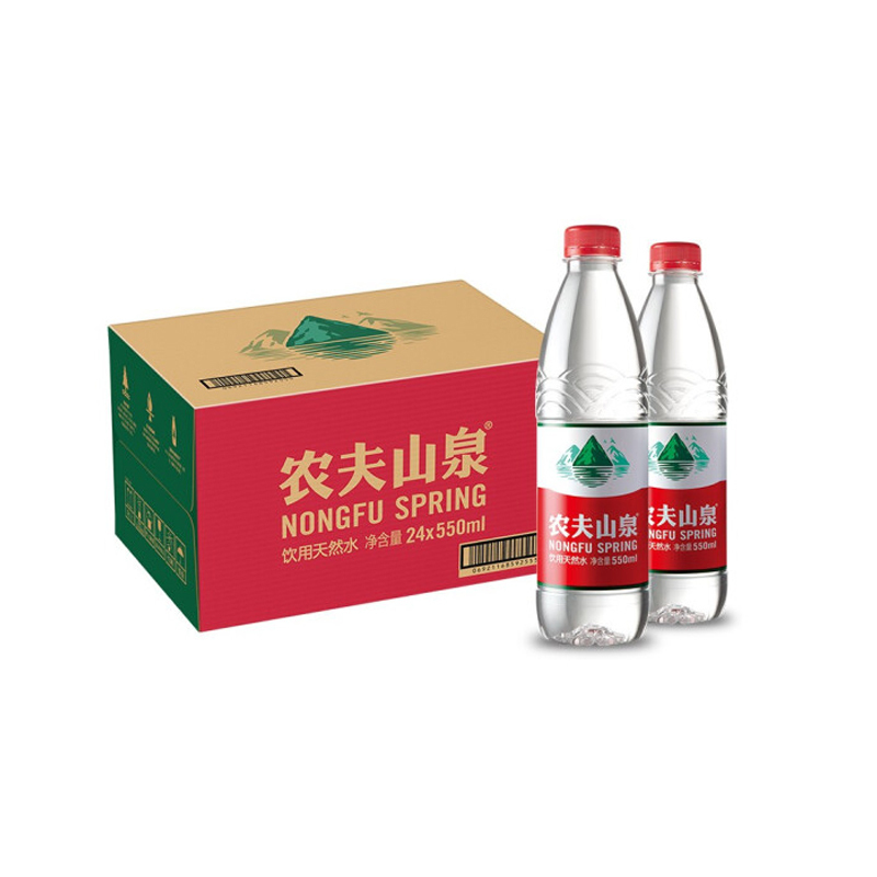 农夫山泉天然矿泉水(纸箱装/24瓶)-550ml
