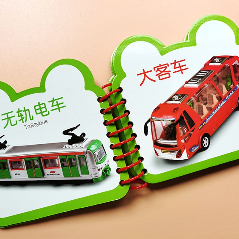 宝宝认识交通工具 [正版]交通工具翻翻书 撕不烂宝宝早教书儿童认识车绘本汽车书籍认知立体书各种各样好多的交通工具小百科大