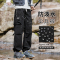 伊夫狼爪(YIFULANGZHUA)男士2024年秋季防水工装裤直筒伞兵裤宽松阔腿休闲长裤