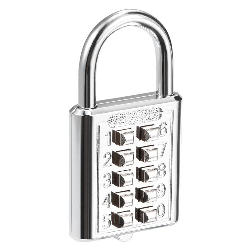 密码锁H25090702 黄色 八位按键【四位密码】