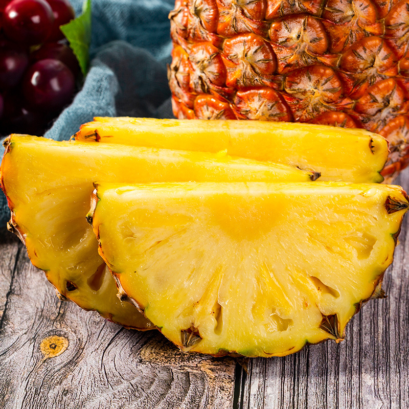 [熊猫鸟]海南金钻凤梨 净重2.5斤 1个 大果 当季新鲜水果 酸甜多汁 产地精选高清大图