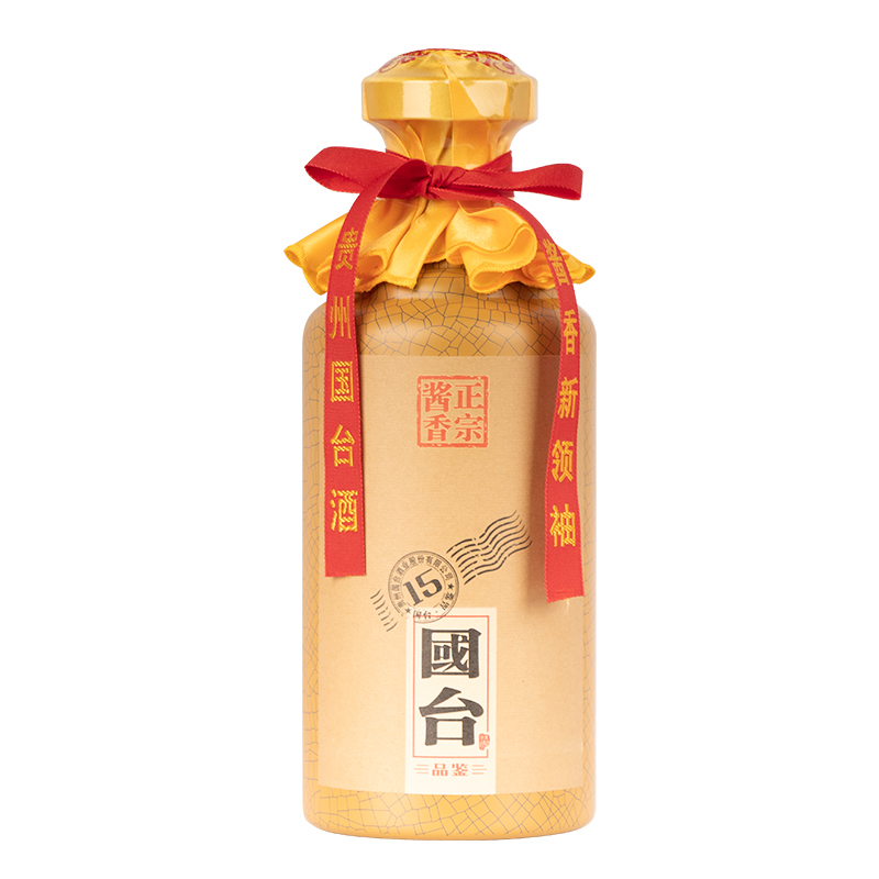 郎酒青花郎53度500ml单瓶装+贵州国台15年品鉴装53度酱香型白酒500ml*1单瓶装