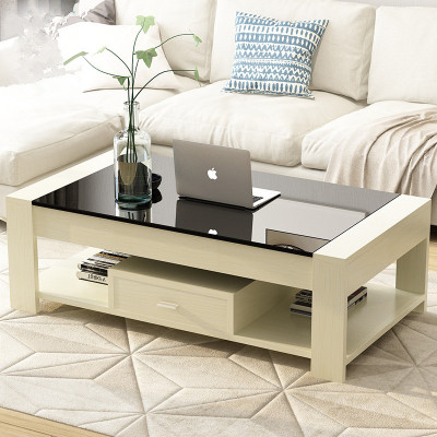 茶几简约现代钢化玻璃茶几 客厅简易小户型创意茶几桌子