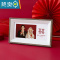 敬平放结婚登记照周年纪念大相框6寸diy定制作洗照片做成摆台相片打印 橡木白-样式5 10*5寸[可放6寸照片]