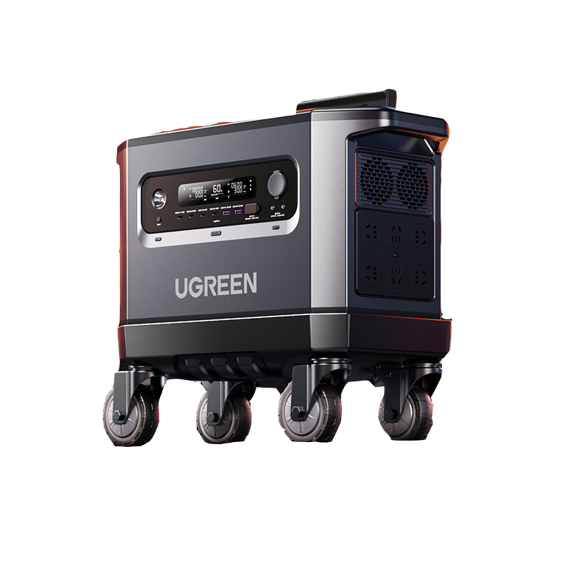 绿联(UGREEN)【磷酸铁锂】户外电源GS2200W大功率 2度电大容量停电应急备用电源220V快充移动储能 自驾露营